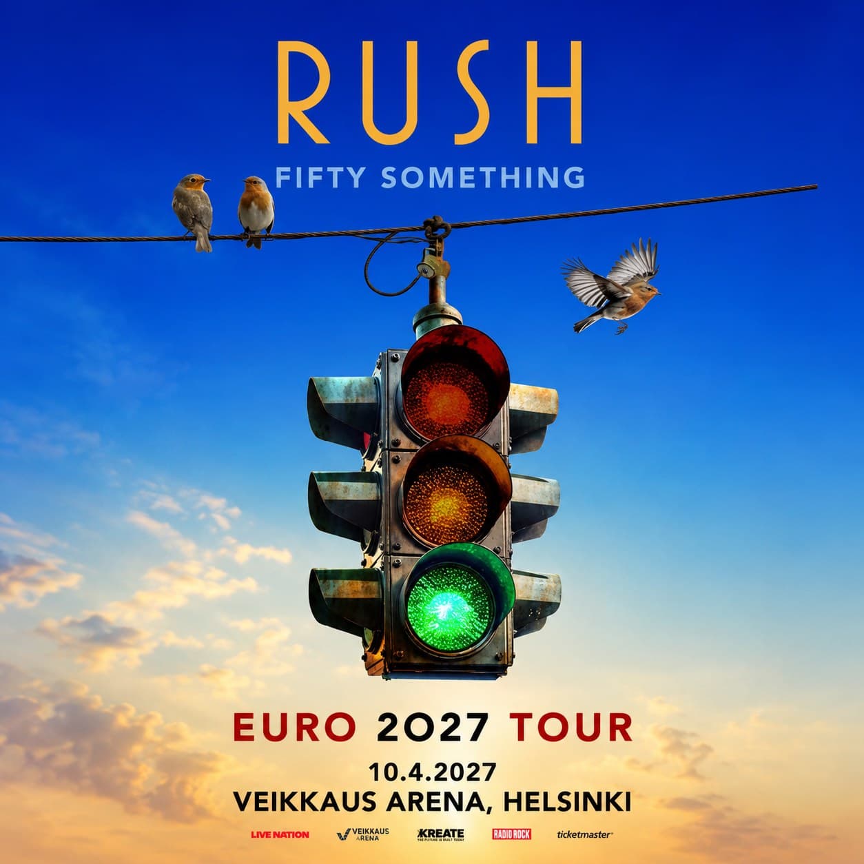 Rush - Fifty Something Tour | Veikkaus Arena, Helsinki